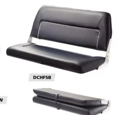 Vetus Marine Klappsitzbank Firstclass Blau Mit Weißen Streifen