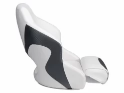 Talamex Bootsstuhl Captain Deluxe Grau/weiß