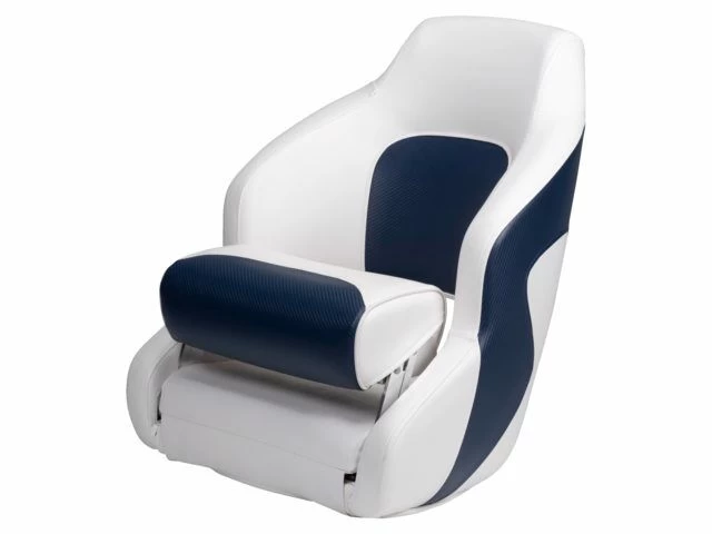 Talamex Bootsstuhl Captain Deluxe Marineblau/weiß 1 Talamex Bootsstuhl Captain Deluxe Marineblau/weiß