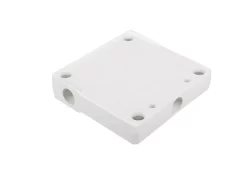 Außenborder-Halterung Für Reling 25 Mm Weiß