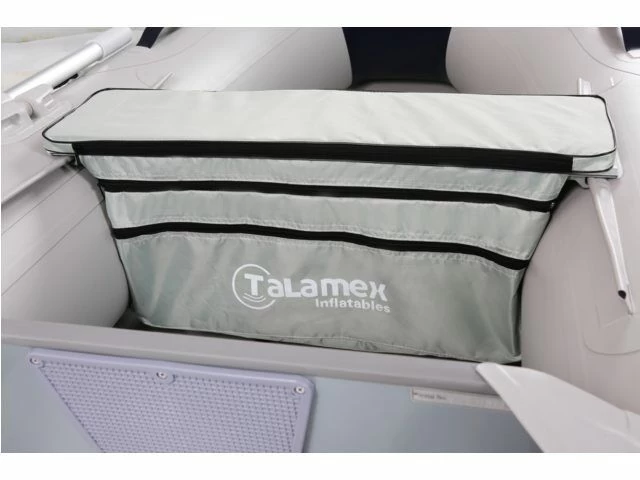 Talamex Sitz-Tasche Mit Kissen Grau 120x20cm 1 Talamex Sitz-Tasche Mit Kissen Grau 120x20cm