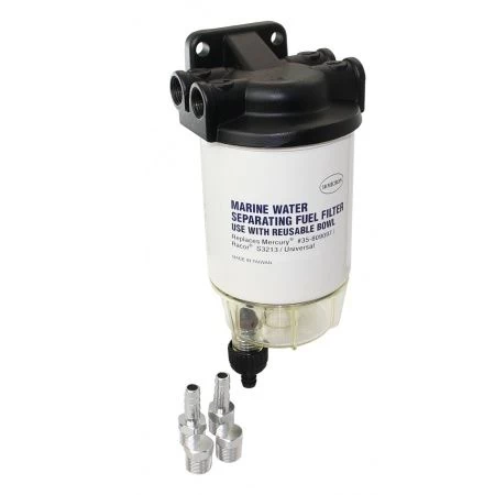 Lindemann Treibstofffilter / Wasserabscheider Aluminium 1 Lindemann Treibstofffilter / Wasserabscheider Aluminium