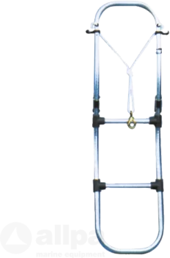 Allpa Aluminium Badeleiter 3 Stufen