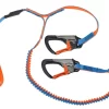 Spinlock 2 Clip Performance Sicherheitsleine Orange/blau